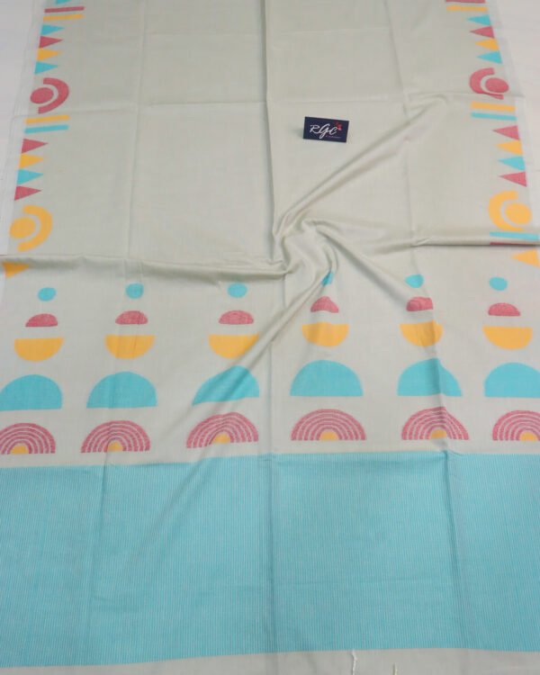 Platinum Handloom Pure Cotton Jamdani Saree