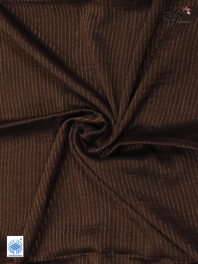 Brown Bengal Katan Silk Kanjivaram Saree - Image 7