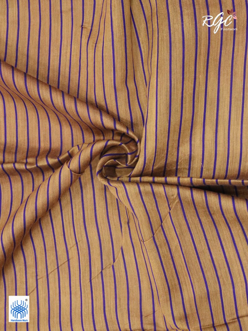 Purple Cotton Silk Zari Jamdani Saree - Image 5