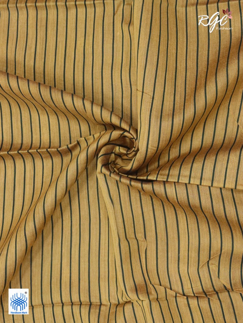 Blackish Brown Cotton Silk Zari Jamdani Saree - Image 9