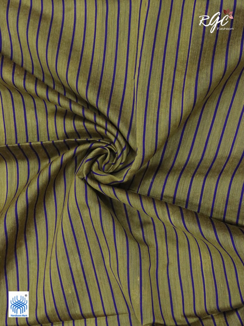 Blue Cotton Silk Zari Jamdani Saree - Image 5