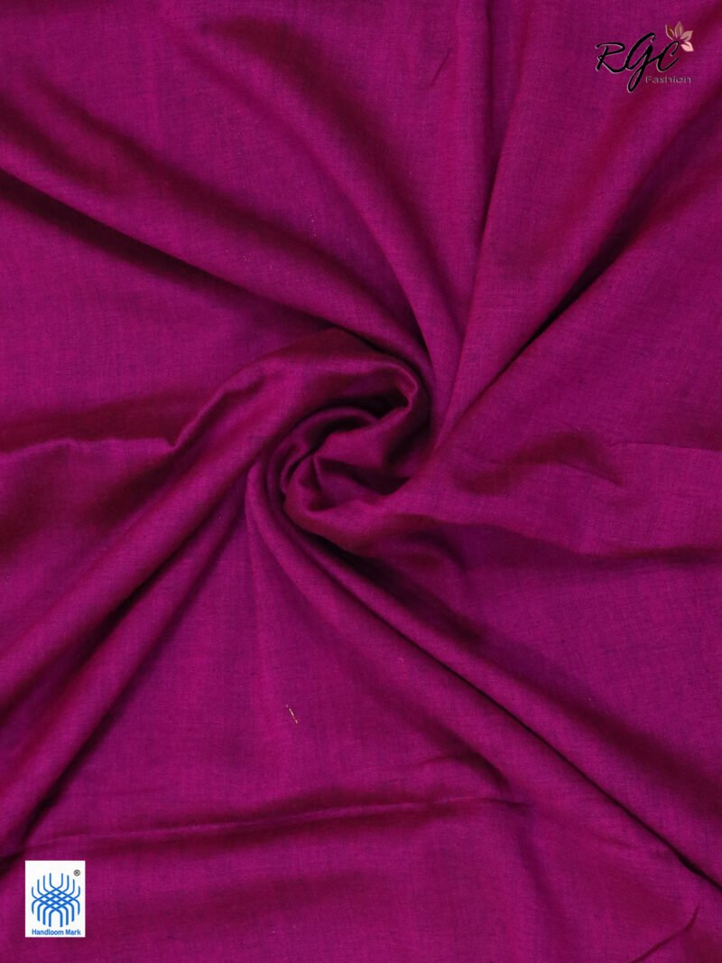 Rust Bengal Katan Silk Zari Emboss Saree - Image 8