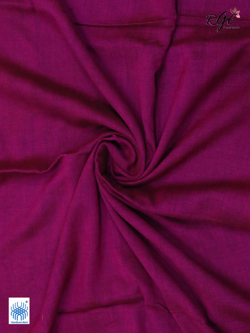 Bottle Green Bengal Katan Silk Zari Emboss Saree - Image 7