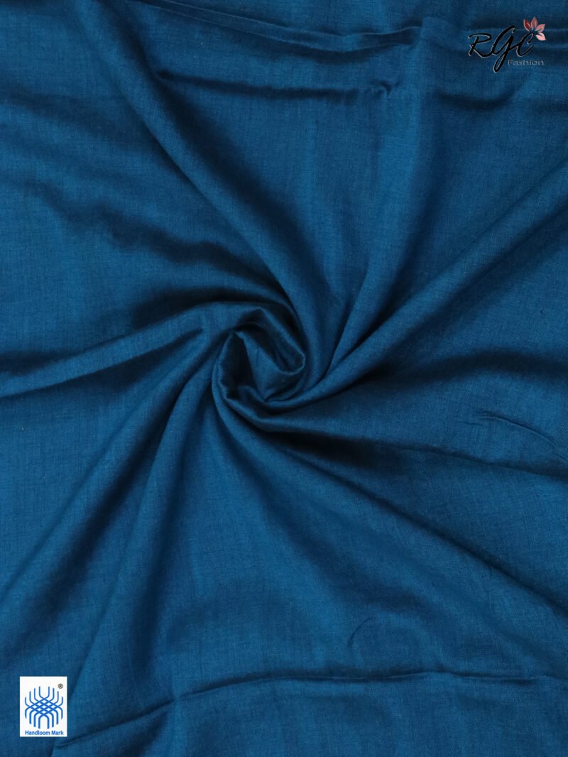 Dark Purple Katan Silk Zari Emboss Saree - Image 7