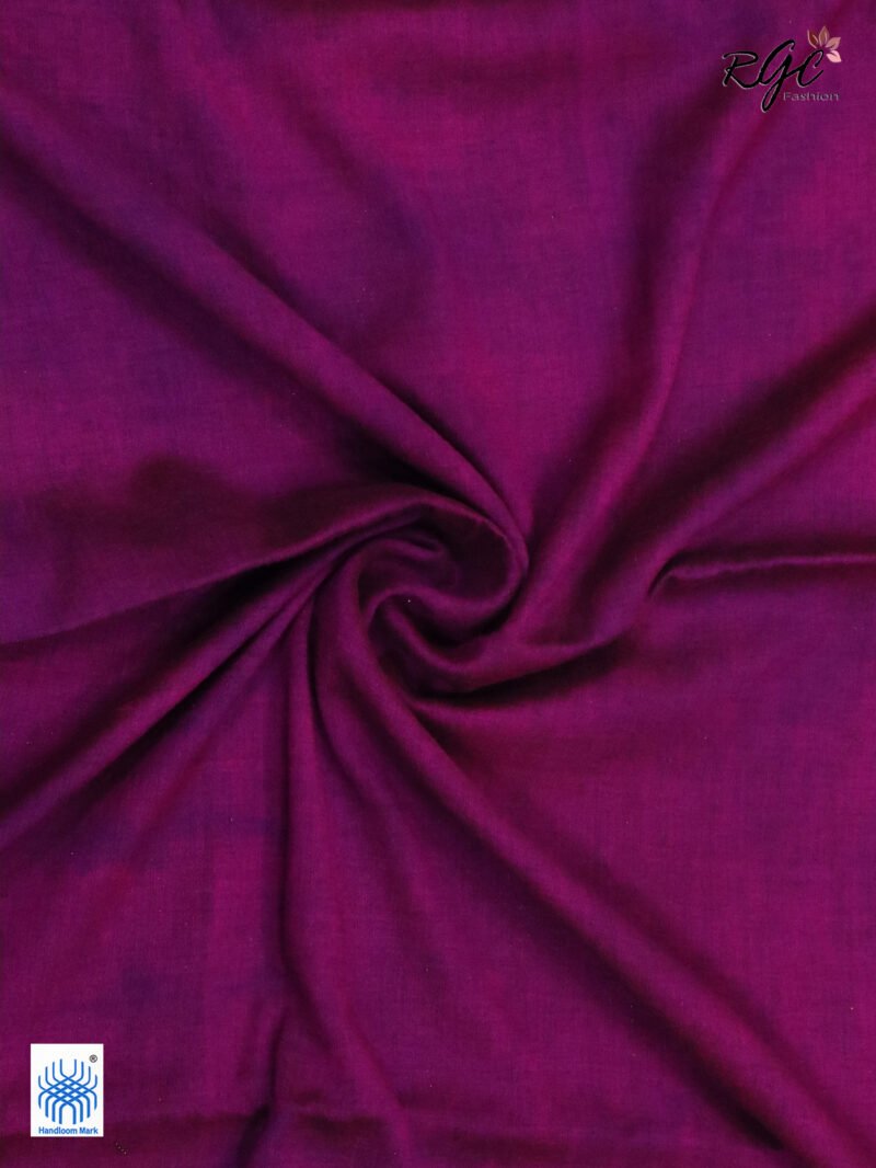 Deep Sky Blue Katan Silk Zari Emboss Saree - Image 7