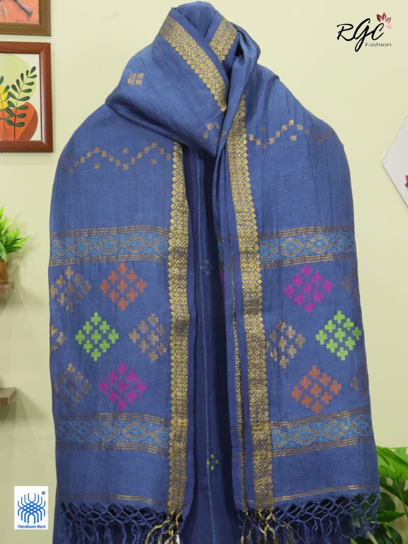 Aegean Blue Organic Linen 3 Piece Suit Set - Image 5