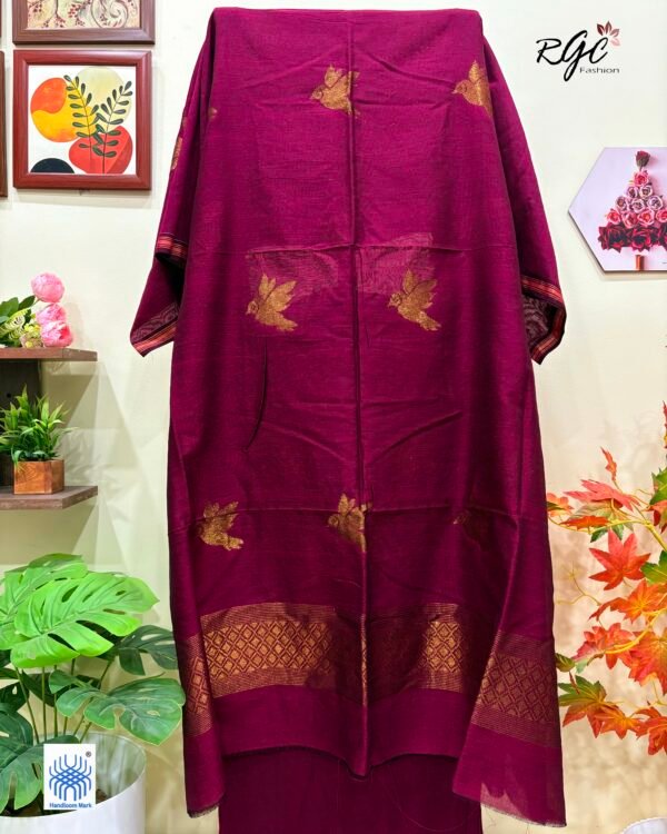 Beetroot Premuium Mulmul Cotton Coord Suit Set