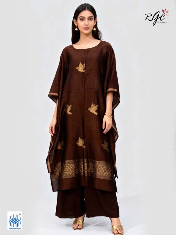 Chocolate Premuium Mulmul Cotton Coord Suit Set