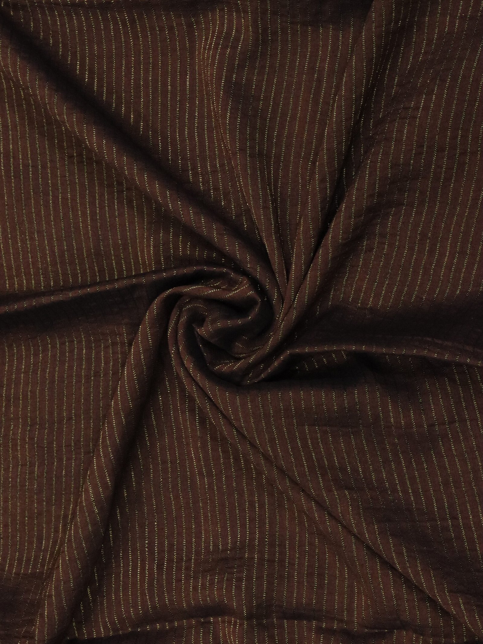 Brown Bengal Handloom Katan Silk Kanjivaram Saree - Image 10