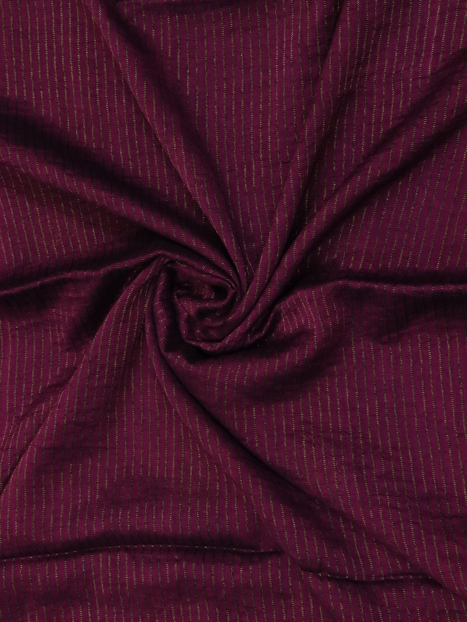Beetroot Bengal Handloom Katan Silk Kanjivaram Saree - Image 6