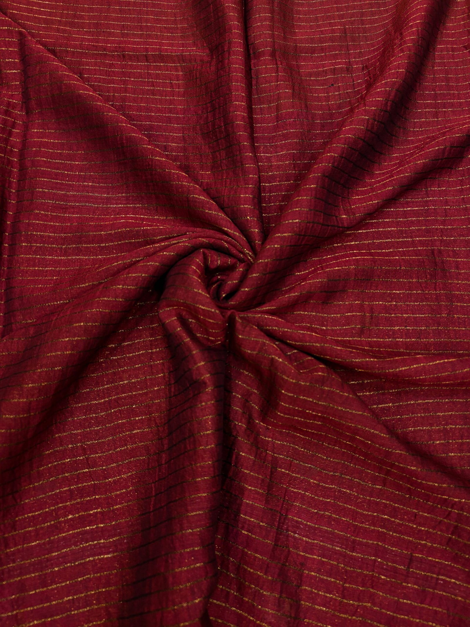 Lemon Ginger Katan Silk Jamdani Saree with Blouse Piece - Image 5